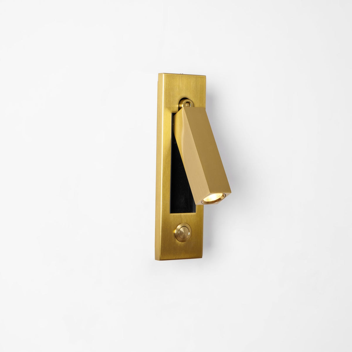 Nocturnis | Recessed LED Bedside Sconce with Adjustable Head | Reading Light for Bedroom