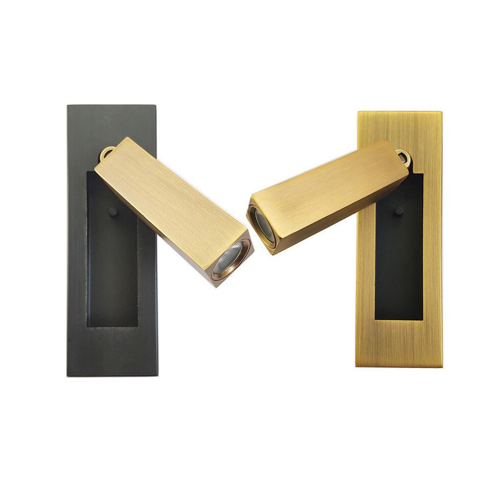 Embedded LED Wall Sconce Bedside Reading Light Modern Wall Lamp