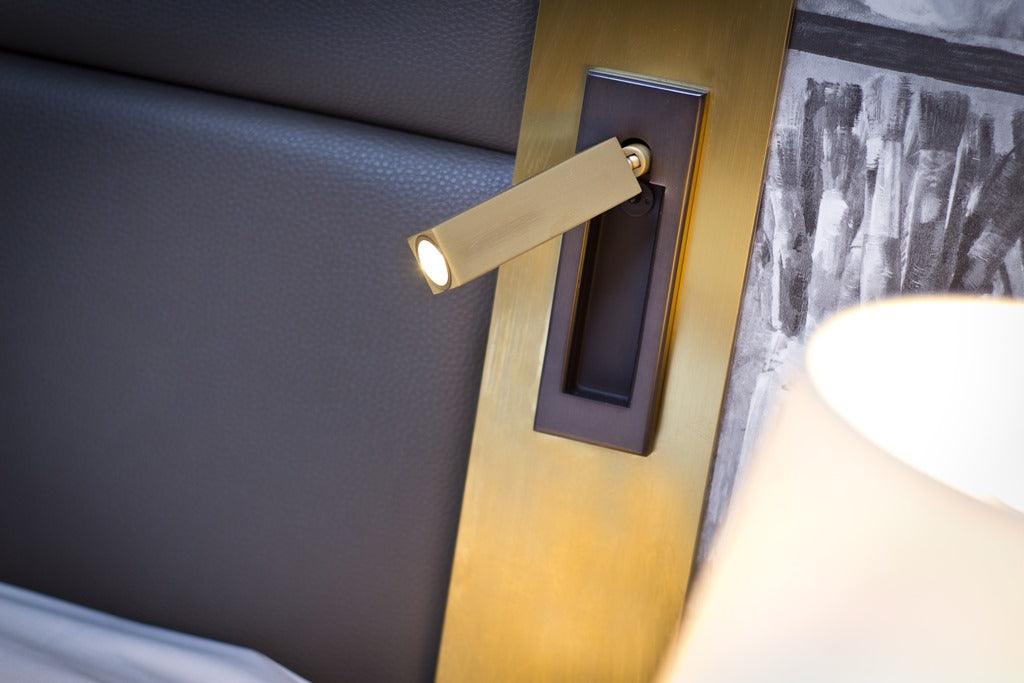 Embedded LED Wall Sconce Bedside Reading Light Modern Wall Lamp