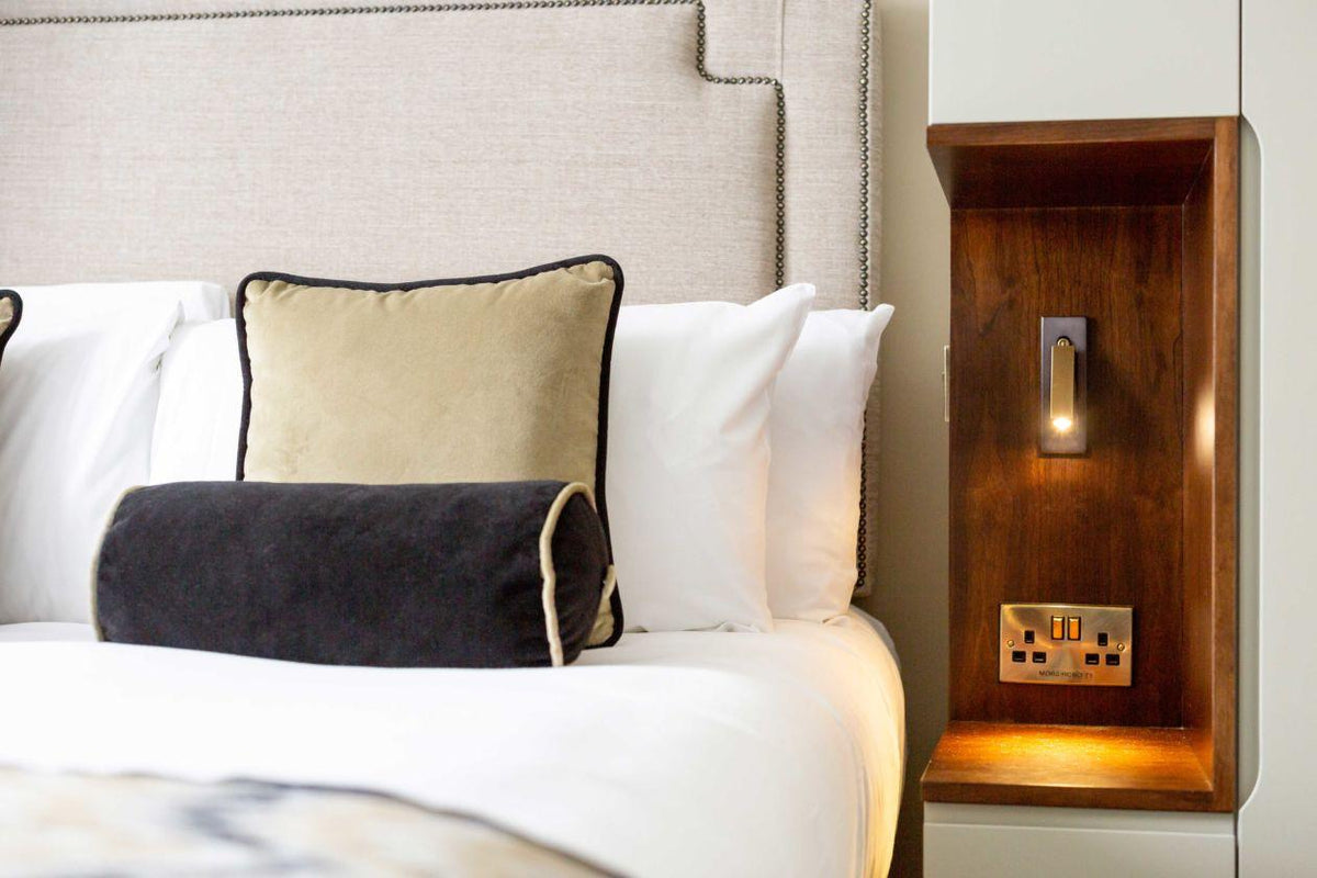 Nocturnis | Recessed LED Bedside Sconce with Adjustable Head | Reading Light for Bedroom