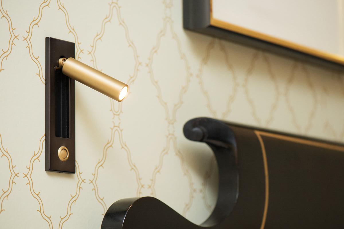 Embedded LED Wall Sconce Bedside Reading Light Modern Wall Lamp