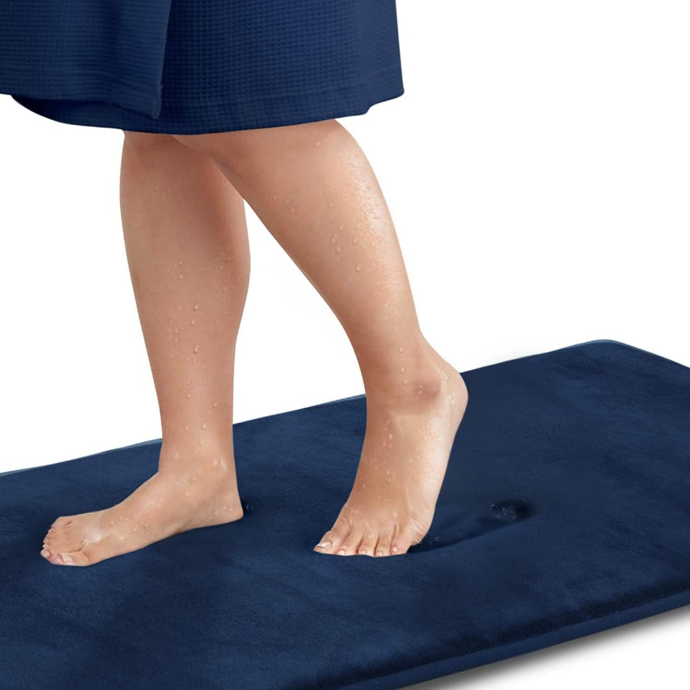 Memory Foam Non Slip Bath Mat Soft Bathroom Floor Rug Washable