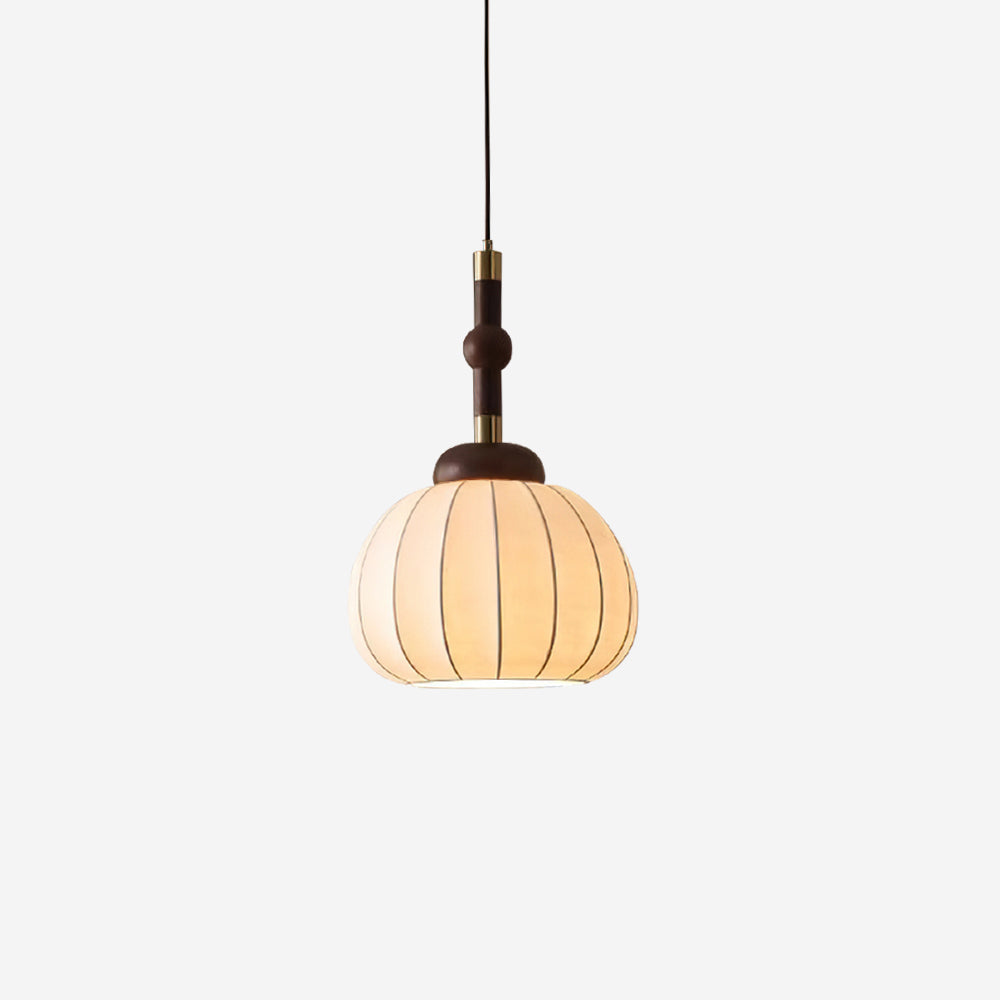 Silk Pendant Light Luxury Ceiling Hanging Lamp for Living Room