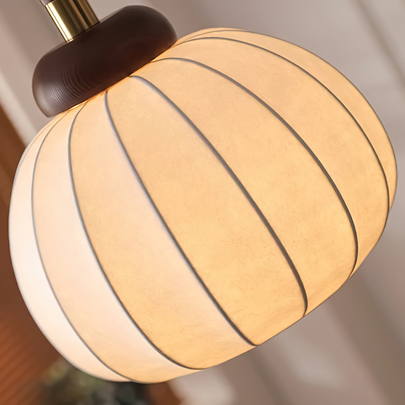 Silk Pendant Light Luxury Ceiling Hanging Lamp for Living Room