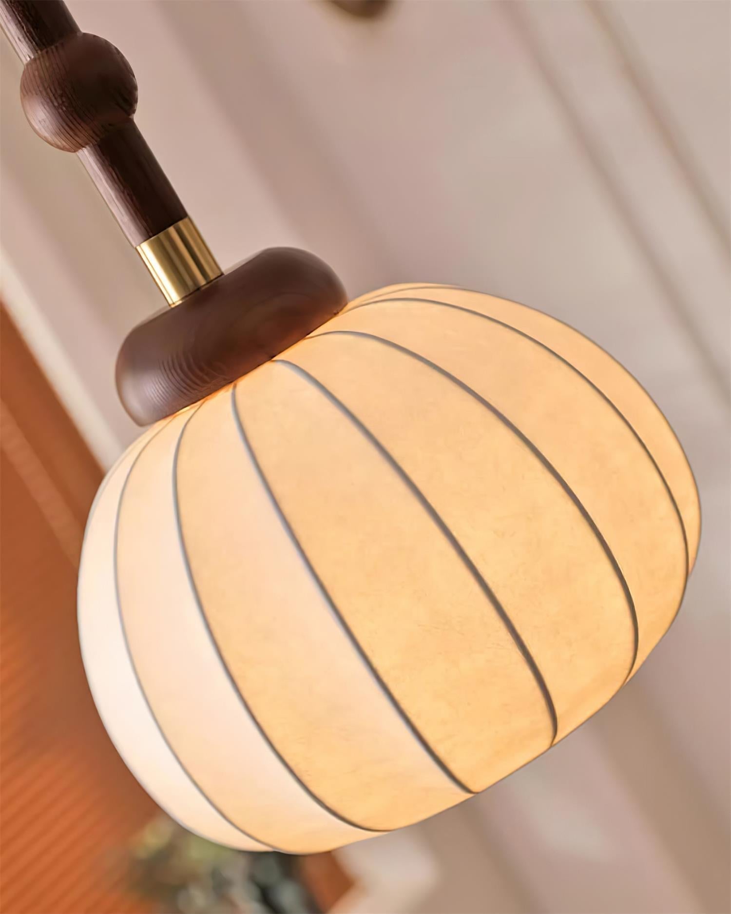 Silk Pendant Light Luxury Ceiling Hanging Lamp for Living Room