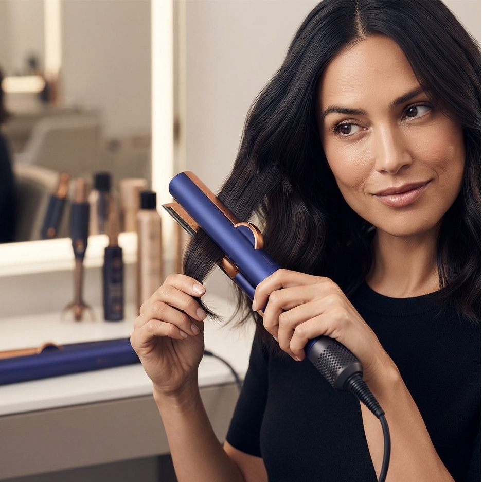 Sleeka | 2-in-1 Hair Dryer and Straightener with Heat Control, 1200W Ceramic Hair Styler