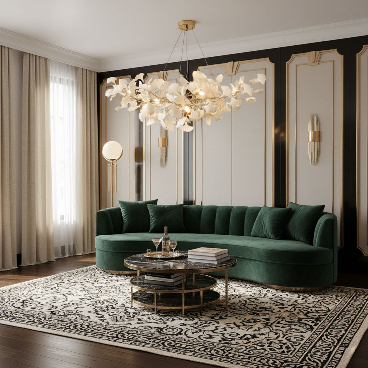 Smokara Smoked Glass Globe Pendant Lamp: Soft, Warm Light with a Vintage-Meets-Modern Look