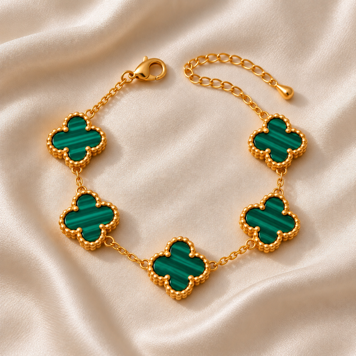 Bloom Line | 18K Gold-Plated Bracelet with Floral Design for Elegant Everyday Styling