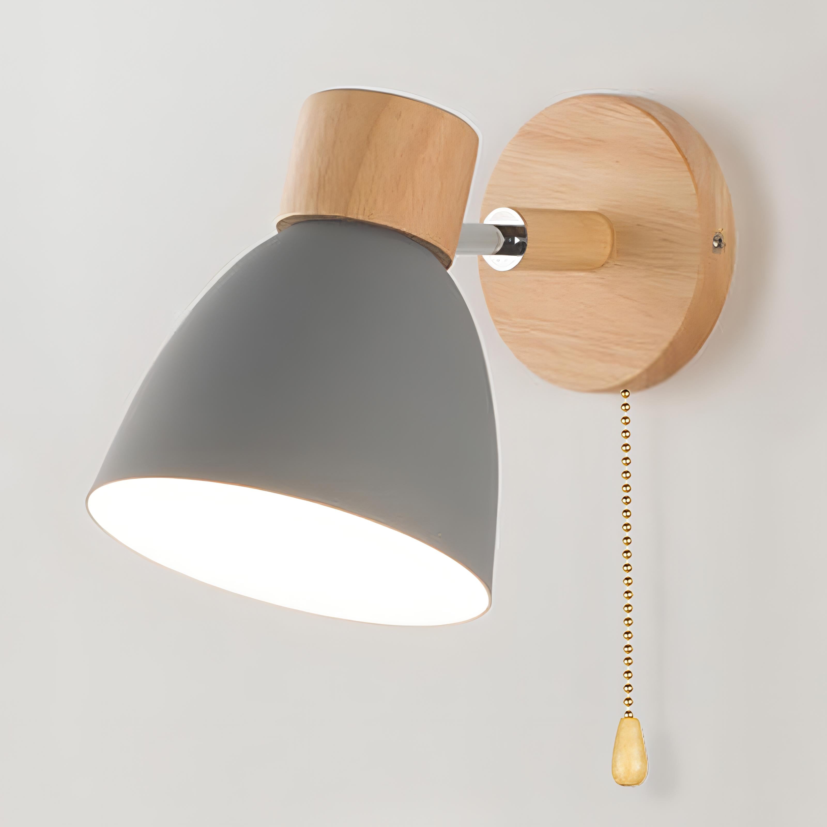 Minimalist Wall Light with Pull Chain LED Wall Lamp