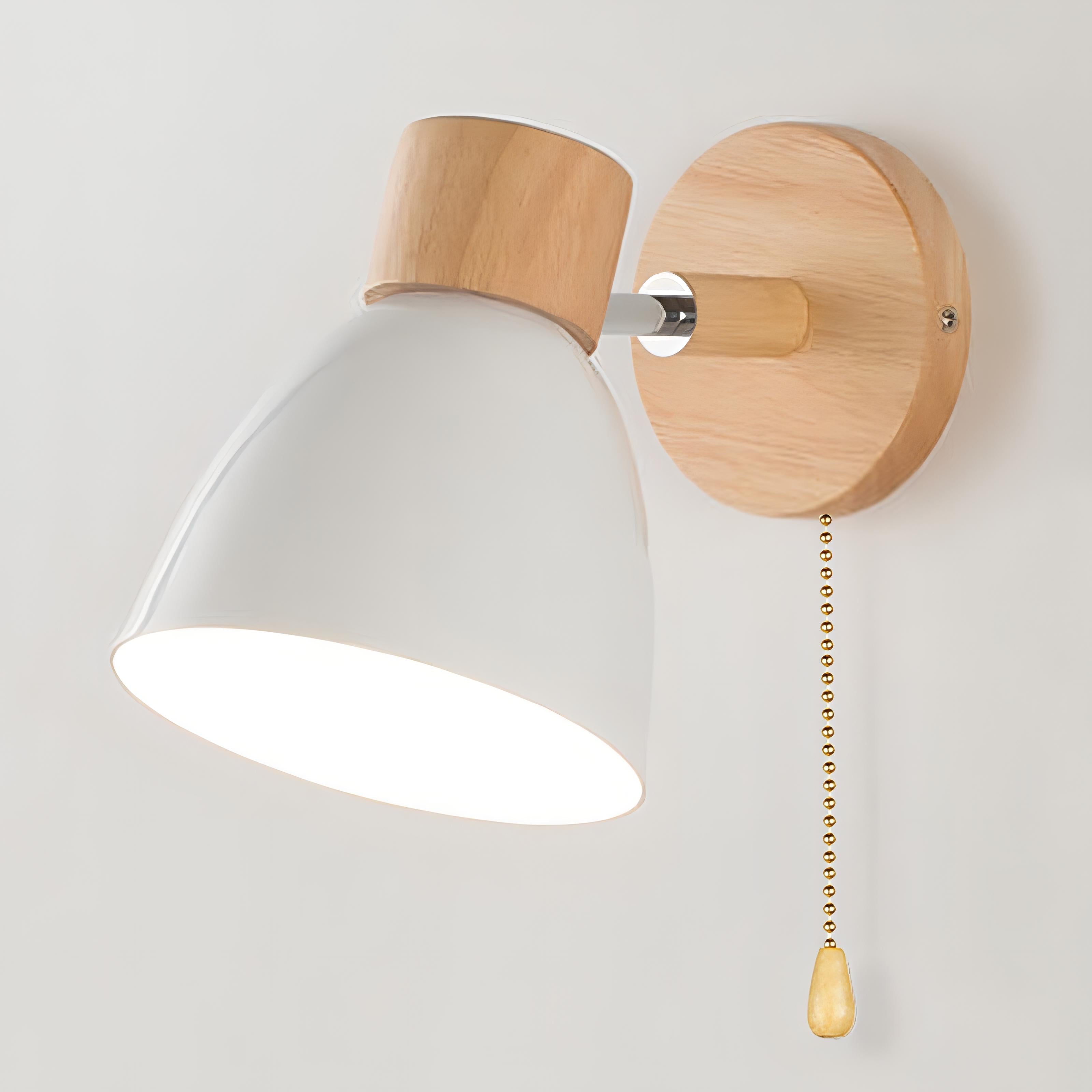 Minimalist Wall Light with Pull Chain LED Wall Lamp