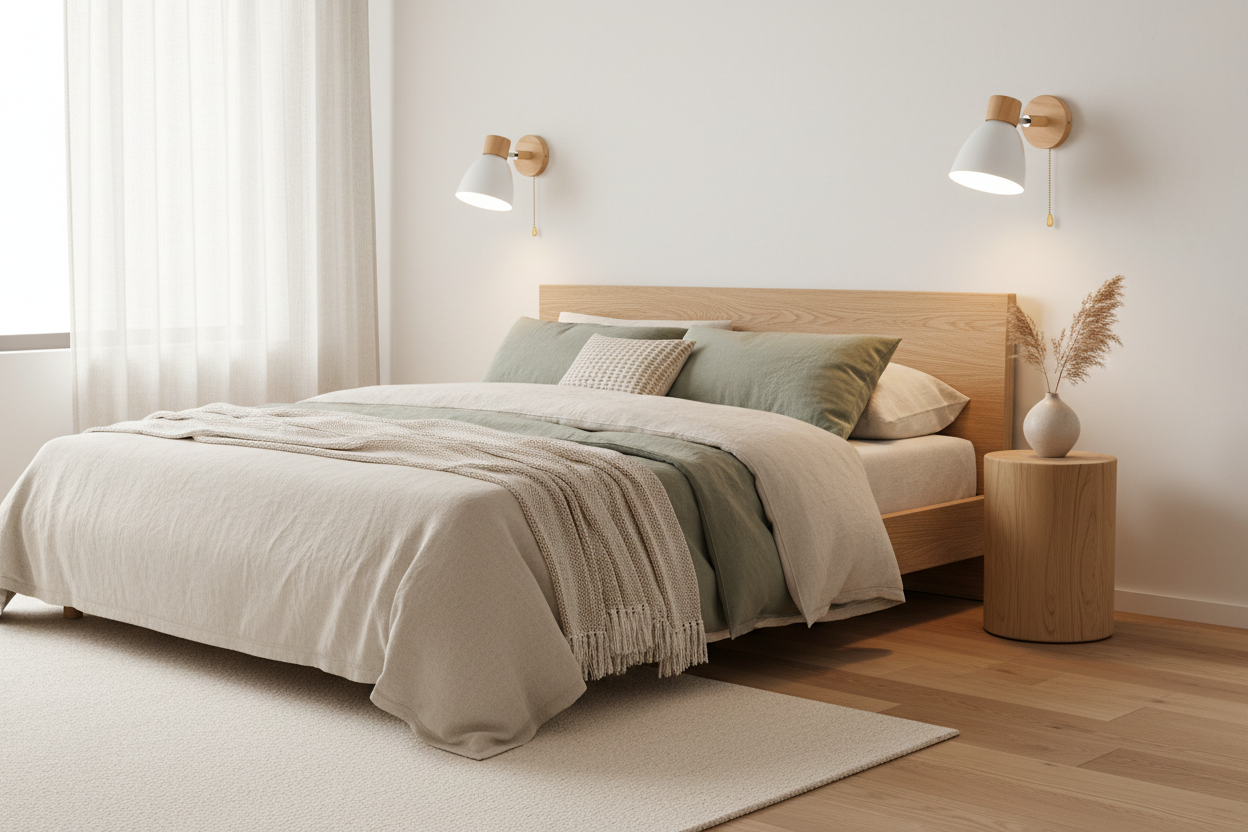 Minimalist Wall Light with Pull Chain LED Wall Lamp