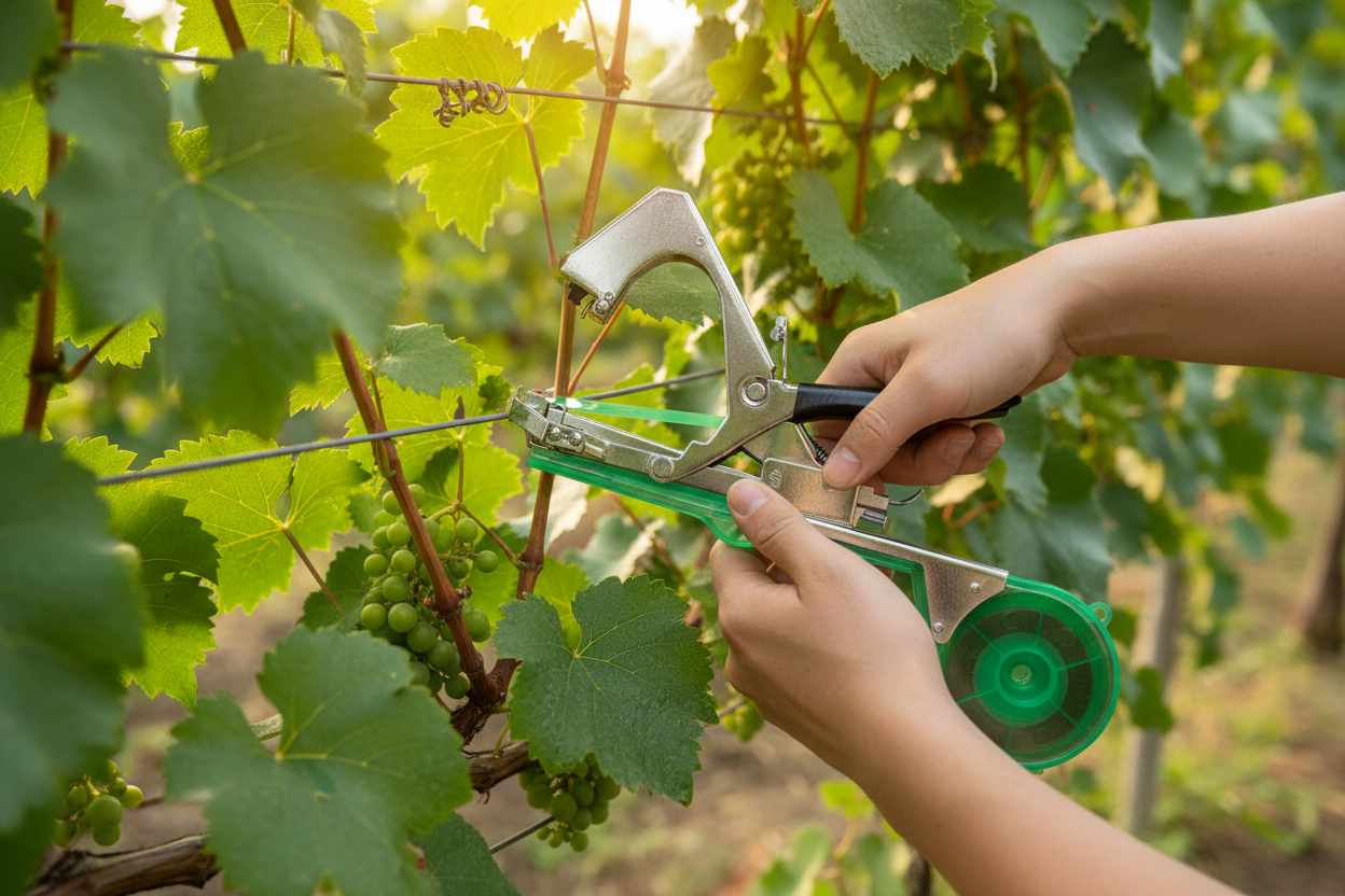 Garden Plant Tying Tool Stem Support Tie Machine for Plants