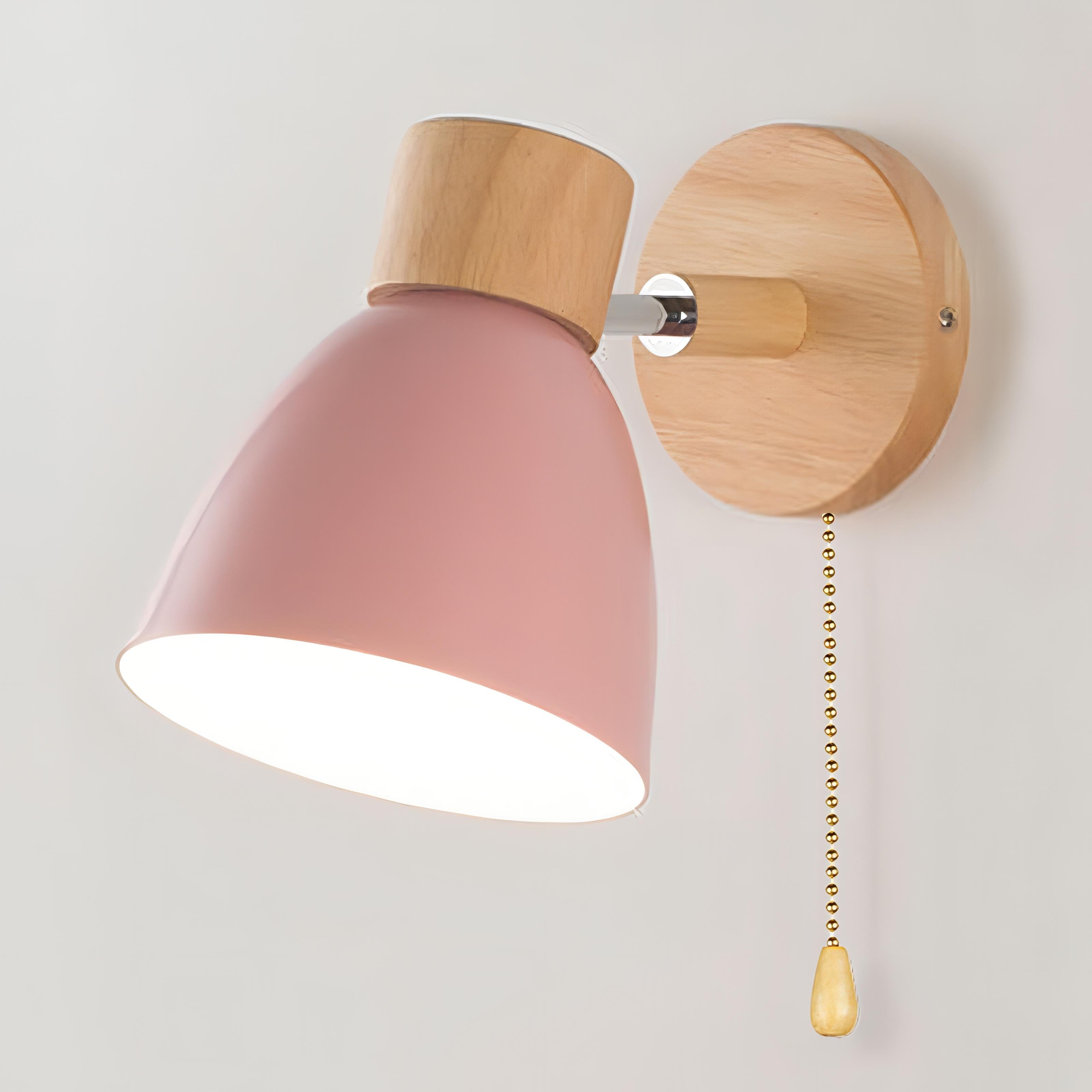 Minimalist Wall Light with Pull Chain LED Wall Lamp