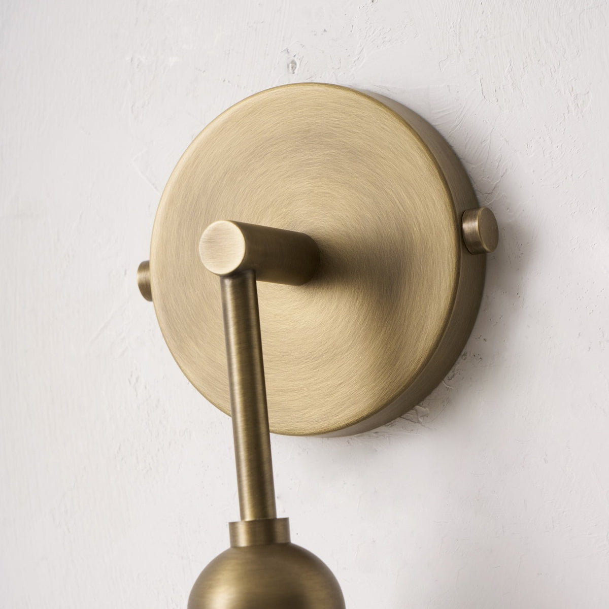 Natural Alabaster Wall Sconce with Brass Hardware | Warm Glow Bedside Light
