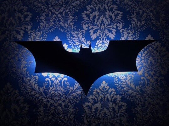 Batman LED Wall Light Dimmable Color Changing Remote Control Lamp