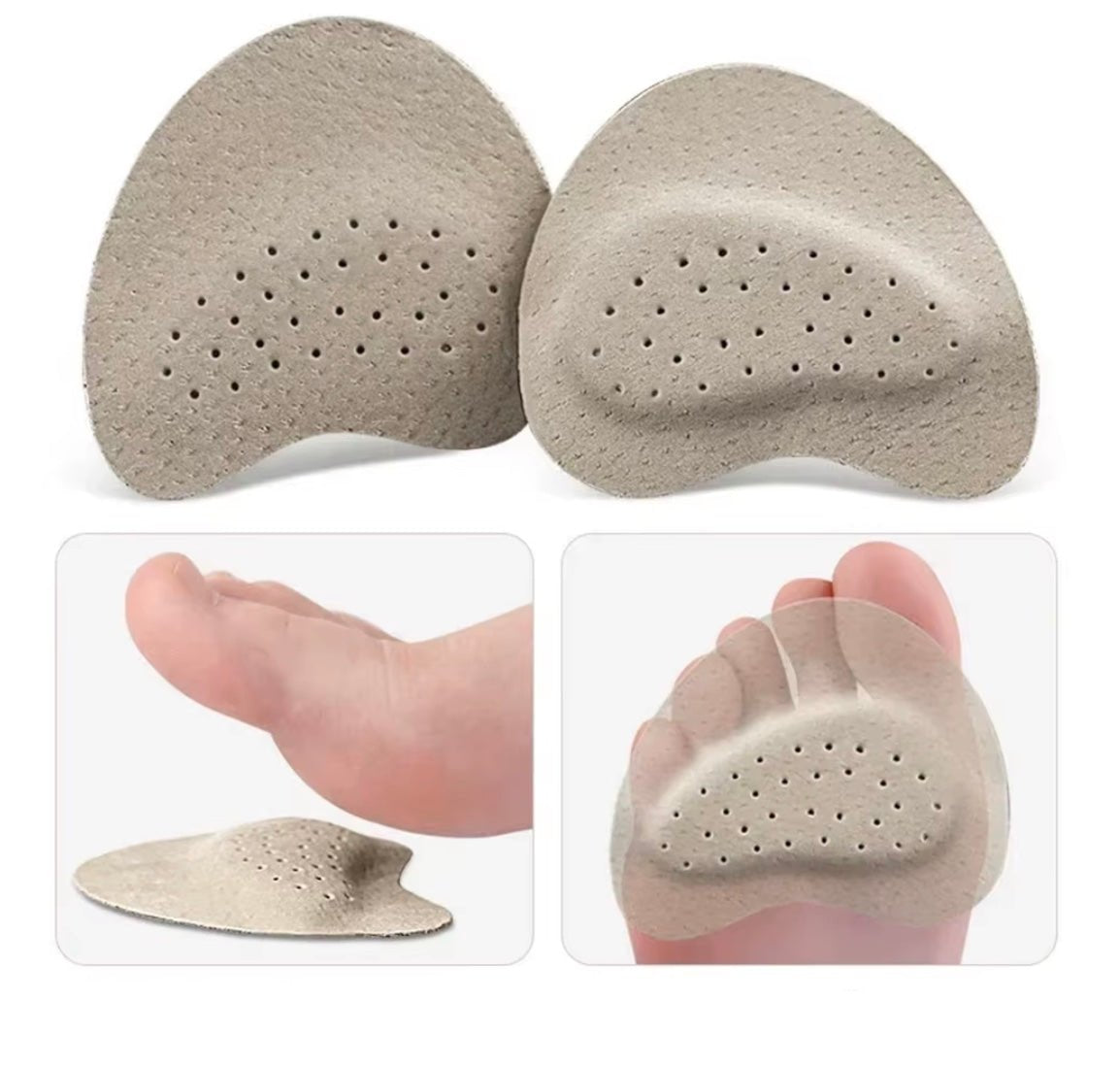 Stepeze | Non-Slip Forefoot Cushion Pads for Sandals & High Heels - Ball of Foot Comfort