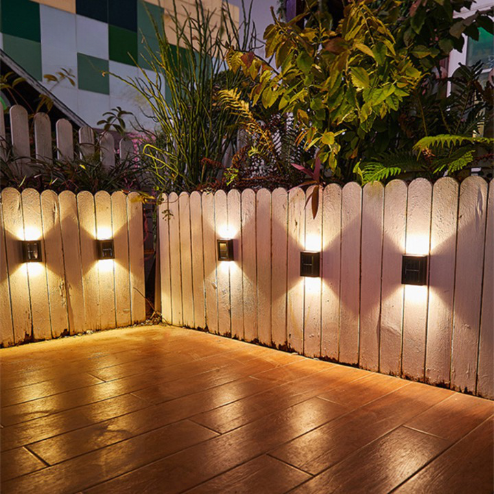 Solar LED Wall Light Outdoor Waterproof Garden Security Lamp