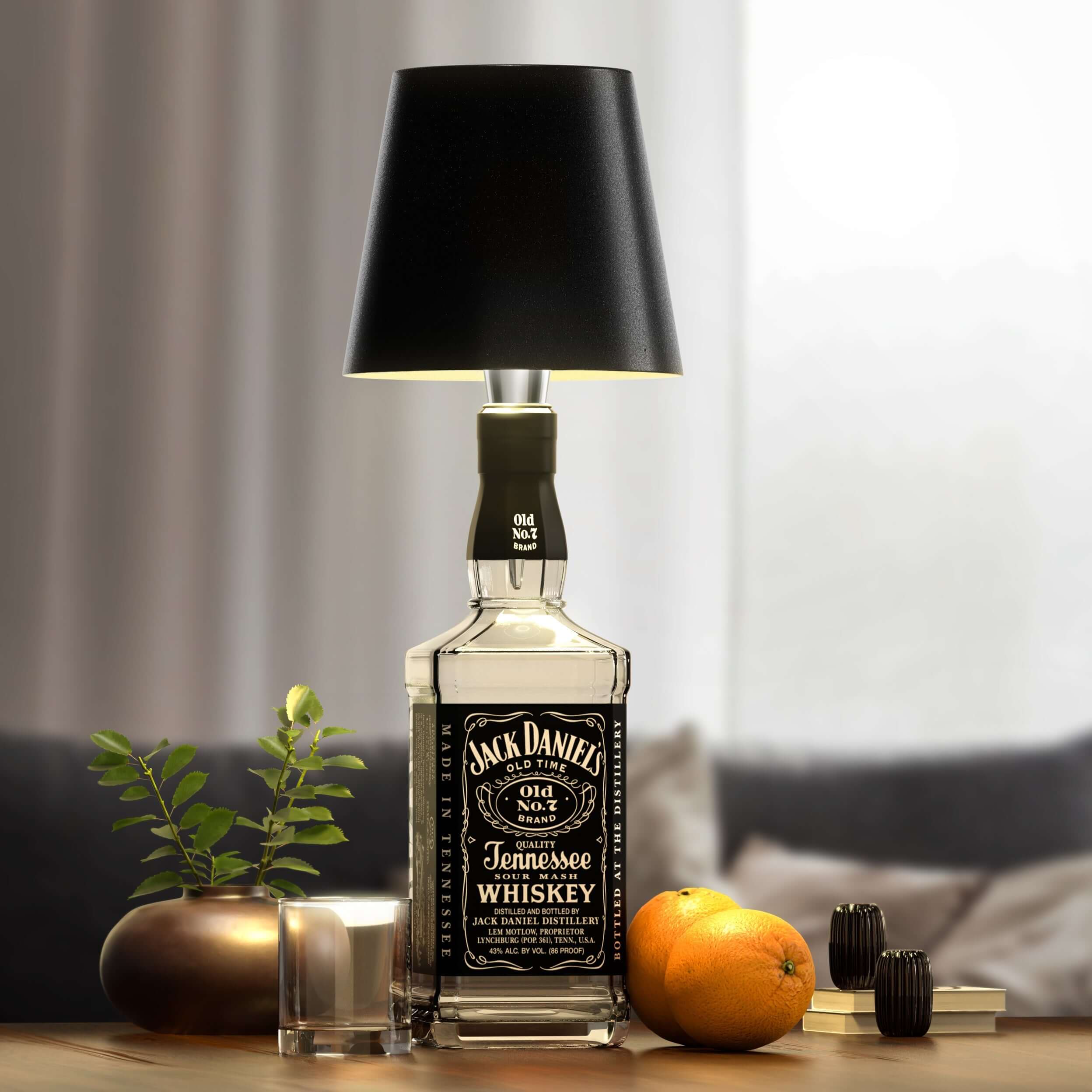 Rechargeable LED Bottle Lamp Wireless Wine Bottle Light USB-C
