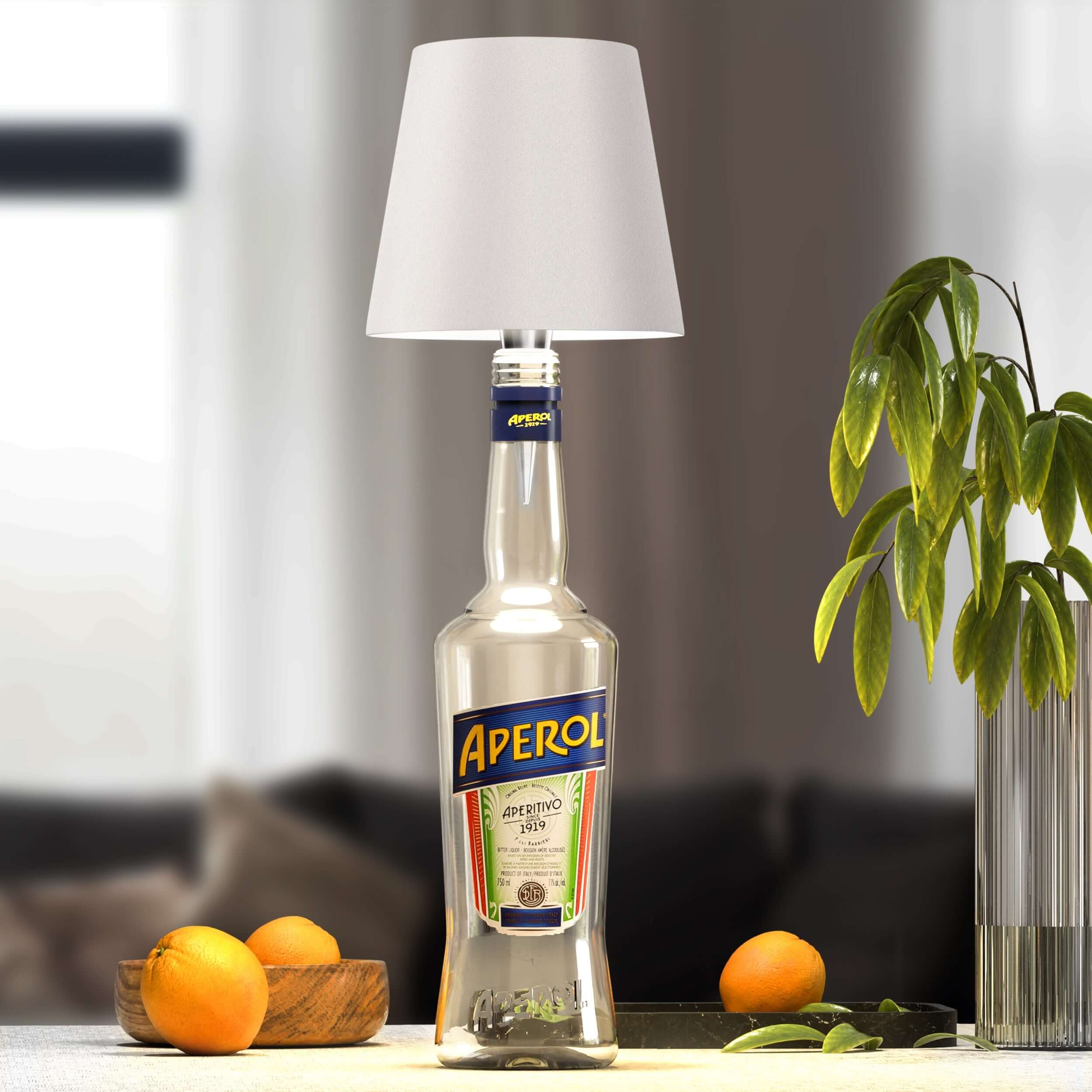 Rechargeable LED Bottle Lamp Wireless Wine Bottle Light USB-C
