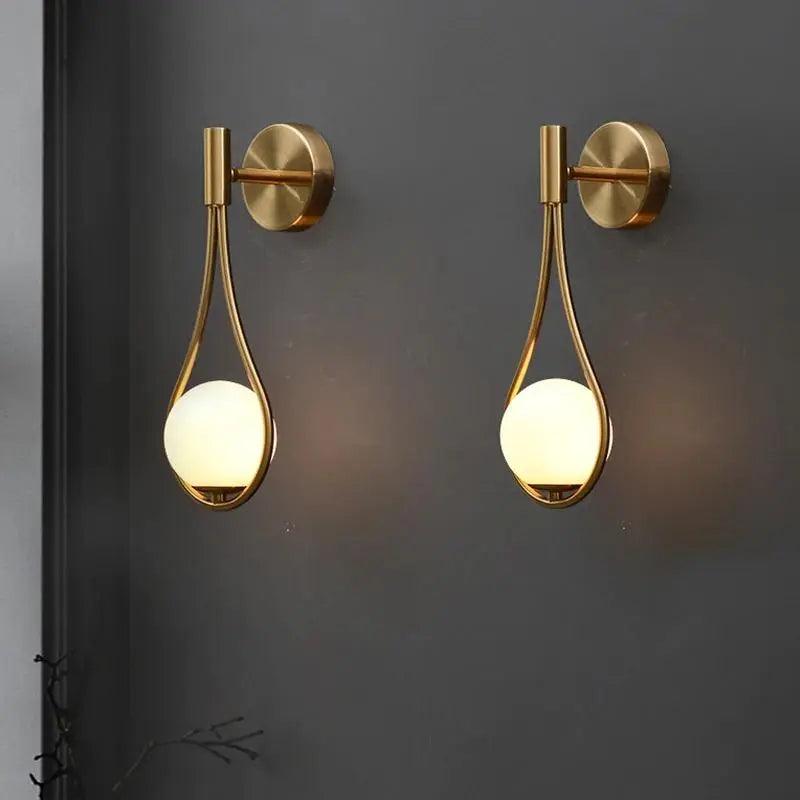 Modern Nordic Metal Wall Sconce with Dimmable LED | Minimalist Wall Light