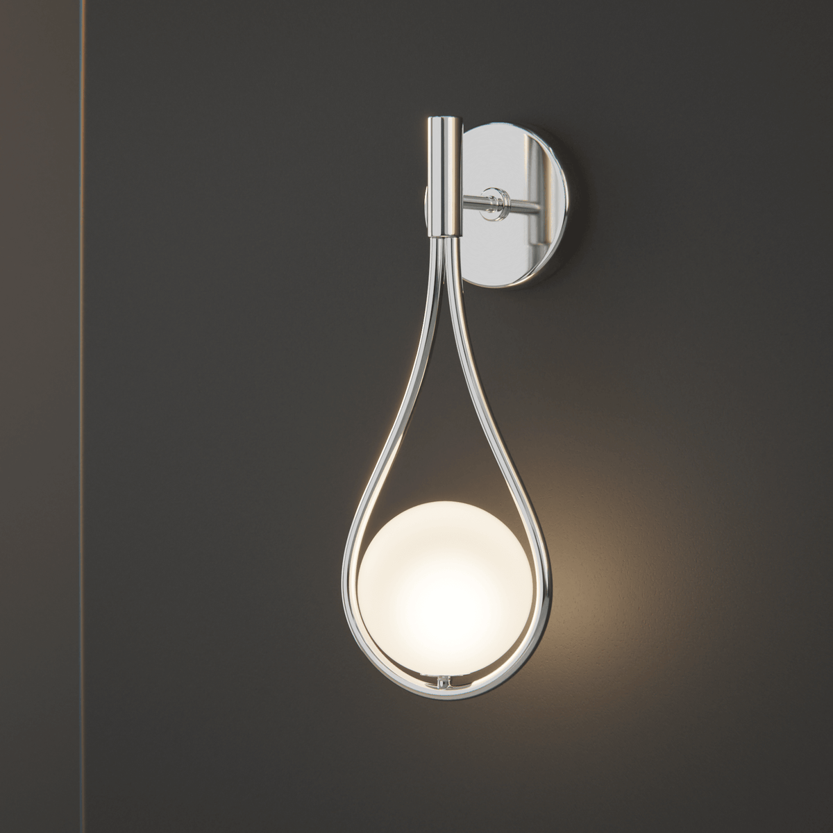 Modern Nordic Metal Wall Sconce with Dimmable LED | Minimalist Wall Light