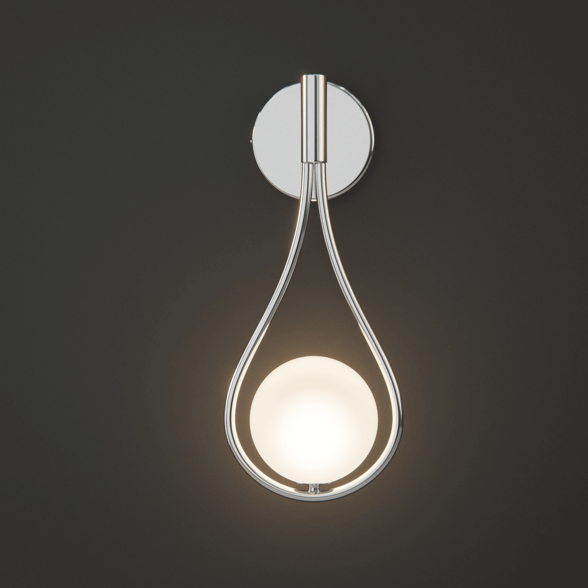 Modern Nordic Metal Wall Sconce with Dimmable LED | Minimalist Wall Light