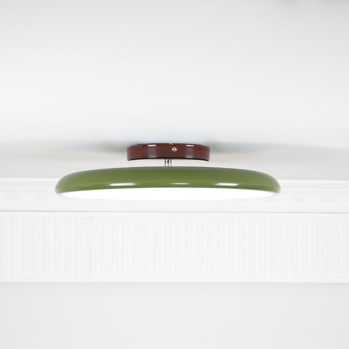 Auroradrift | Modern LED Ceiling Lamp with 270° Swivel Shade | Light for Sloped Ceilings