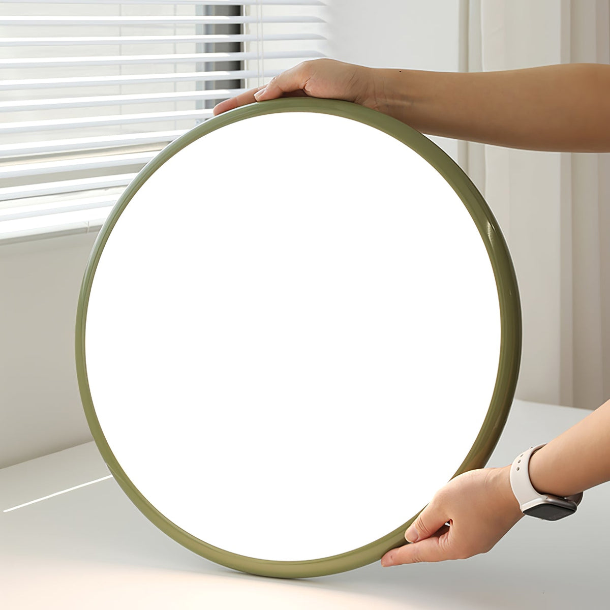 Auroradrift | Modern LED Ceiling Lamp with 270° Swivel Shade | Light for Sloped Ceilings
