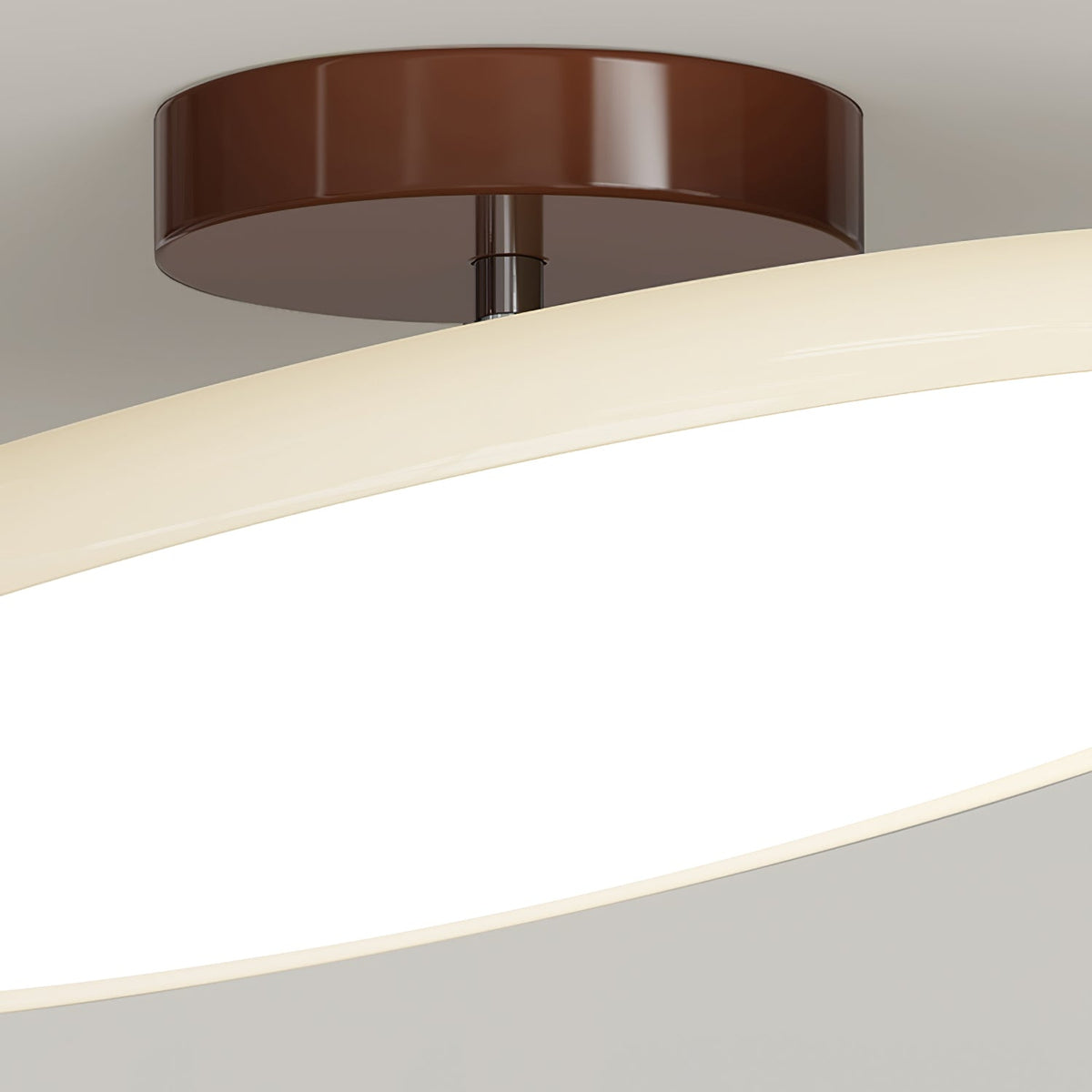Auroradrift | Modern LED Ceiling Lamp with 270° Swivel Shade | Light for Sloped Ceilings