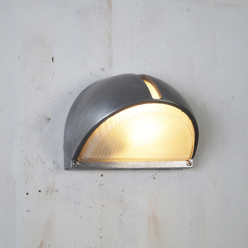 Aluminum Outdoor Bulkhead Wall Sconce with Sealed Glass | Weather-Resistant Light