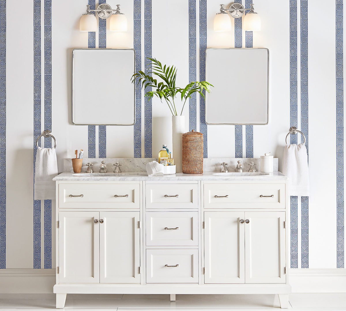 Vanity Glow Series | Brass Short Arm Wall Sconce with Milk Glass Dome for Bathroom