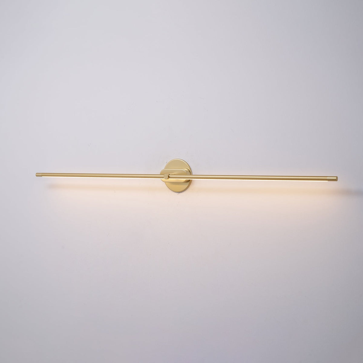 Linora | Linear LED Wall Sconce with Dimmable Warm Light | Metal Vanity Lamp for Mirrors