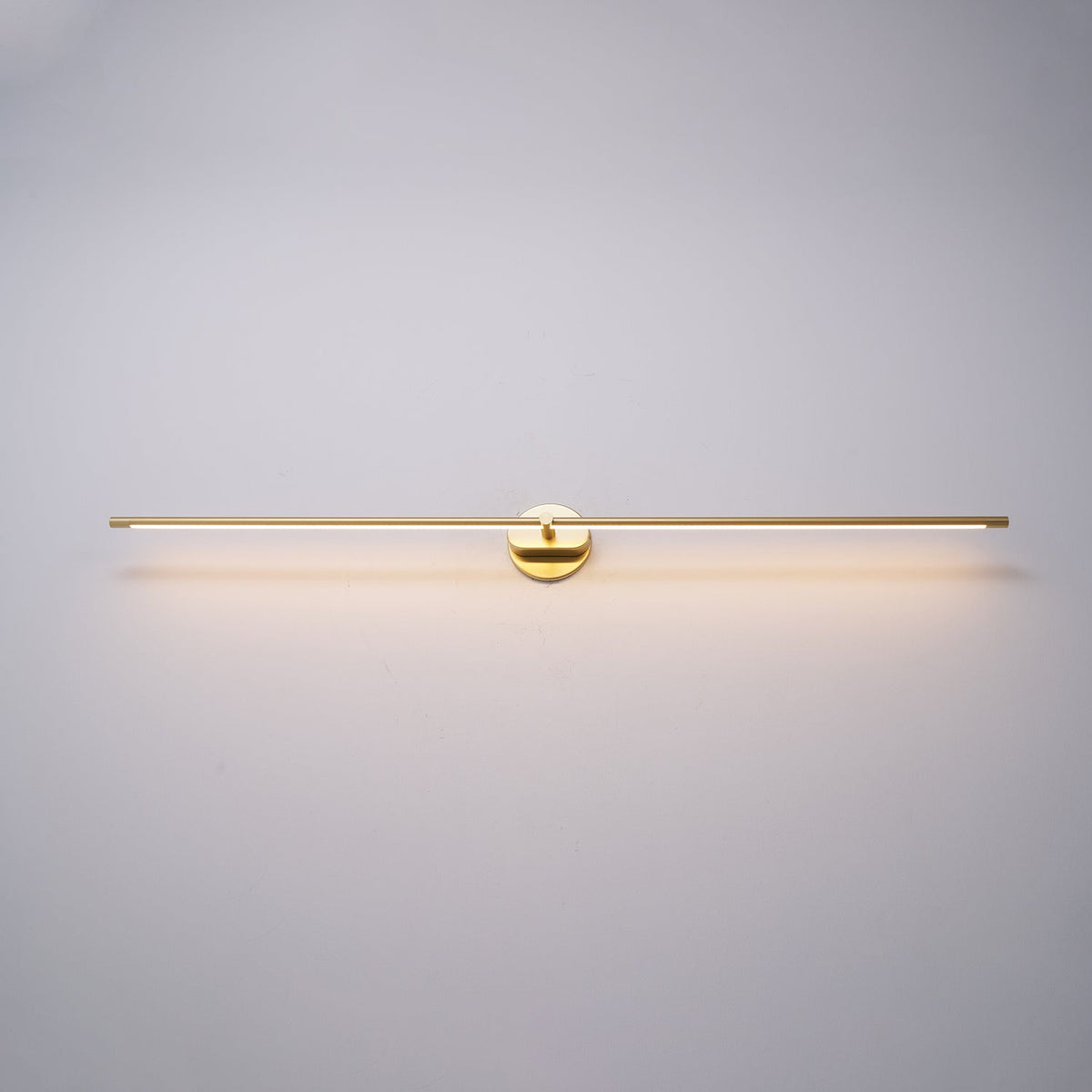 Linora | Linear LED Wall Sconce with Dimmable Warm Light | Metal Vanity Lamp for Mirrors