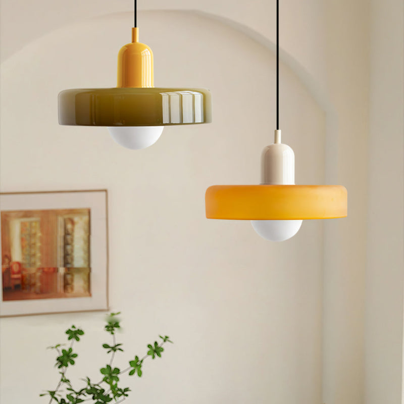 Two Tone Coastal Pendant Light LED Ceiling Hanging Lamp