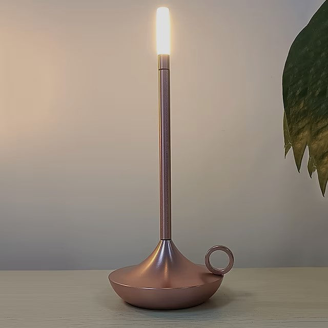 Giavi LED Candlelight Table Lamp Dimmable USB Rechargeable Portable