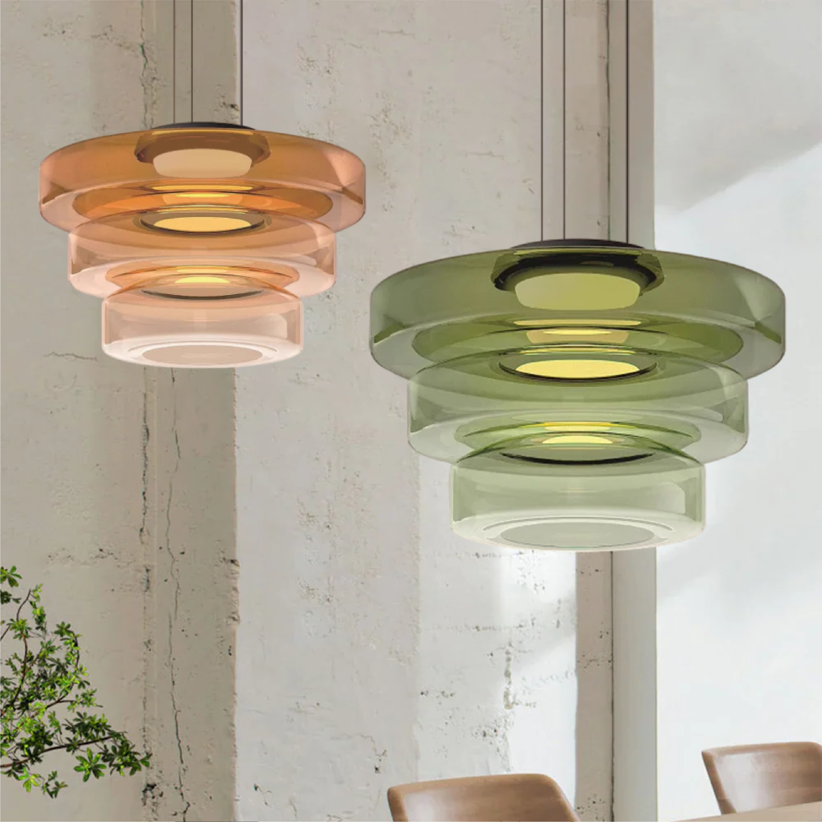Bauhaus Glass Pendant Light Modern Hanging Ceiling Lamp Fixture