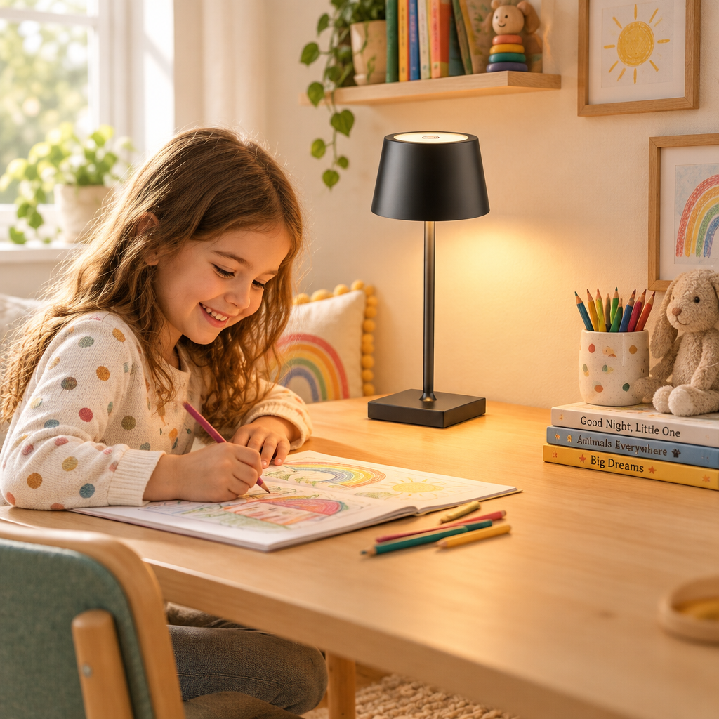 Cordless Rechargeable LED Table Lamp Dimmable