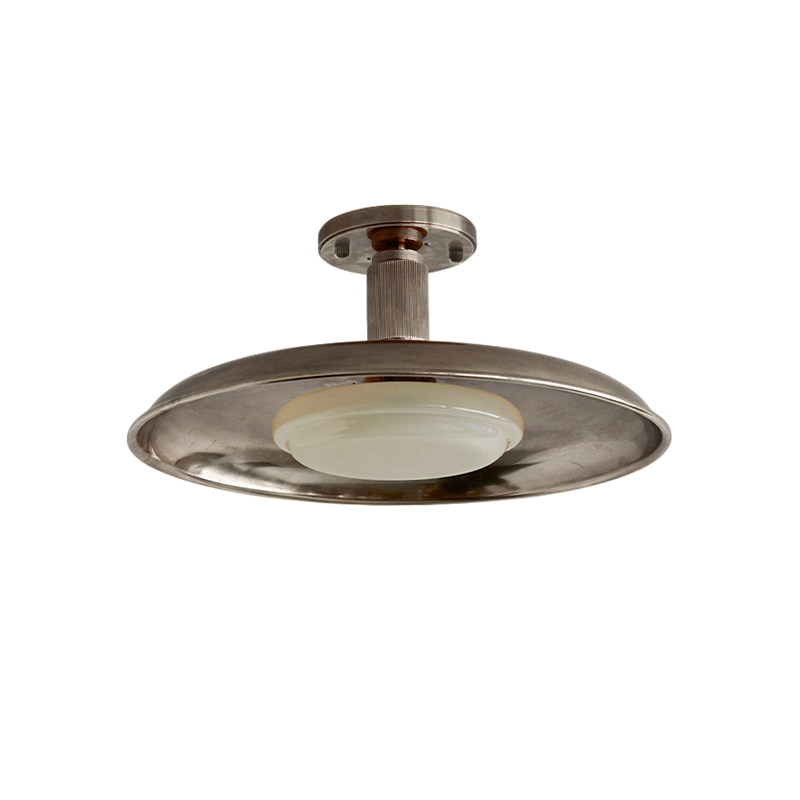 Flat-Panel Iron Ceiling Light with Warm Dimming | Flush Mount for Low Ceilings