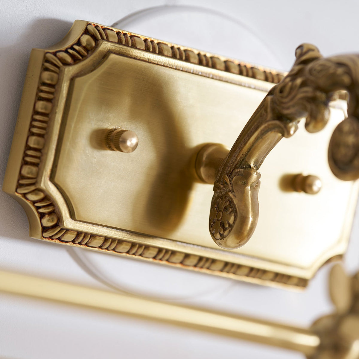 Antique Brass Picture Frame Wall Lamp with Integrated Light | Gallery Wall Art