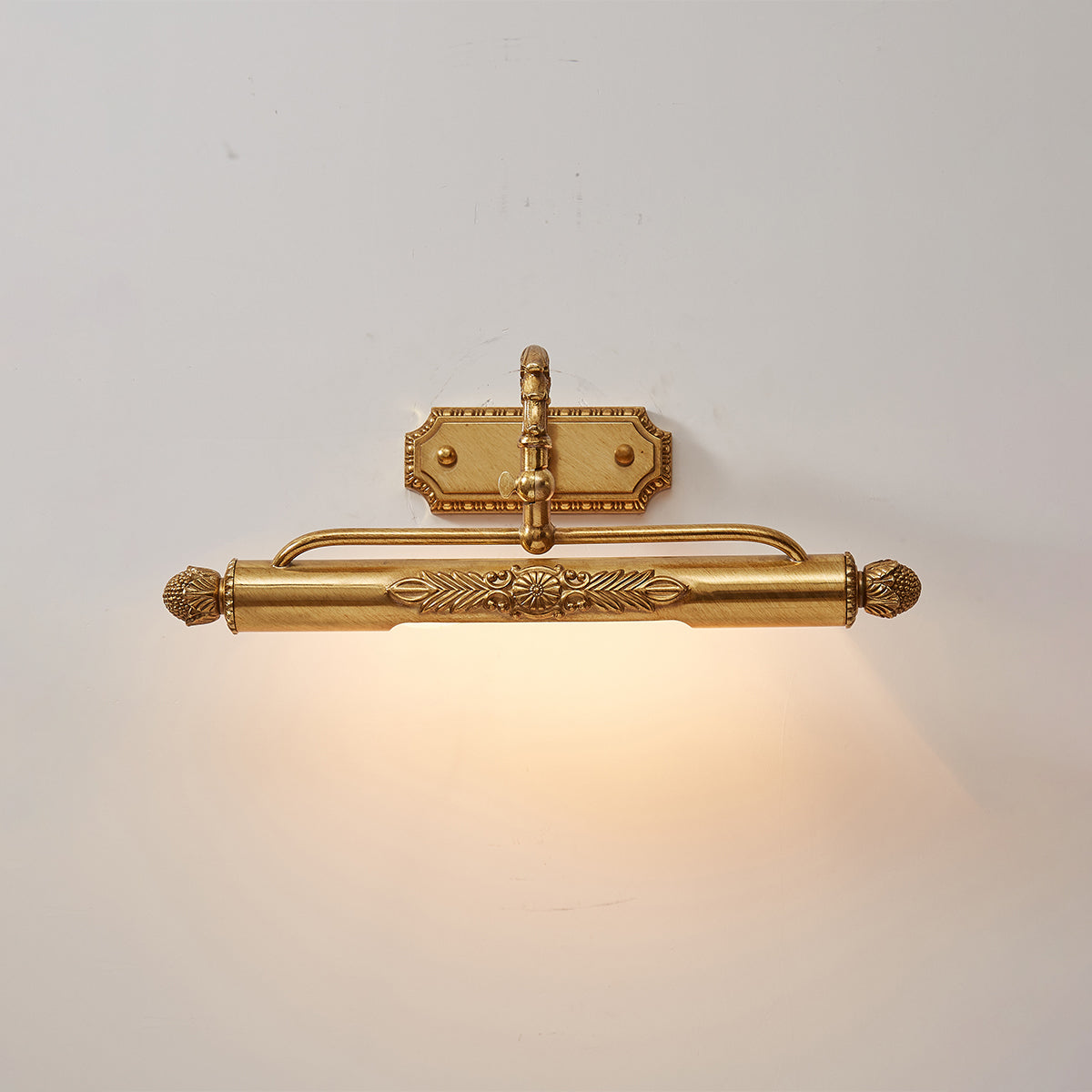 Antique Brass Picture Frame Wall Lamp with Integrated Light | Gallery Wall Art