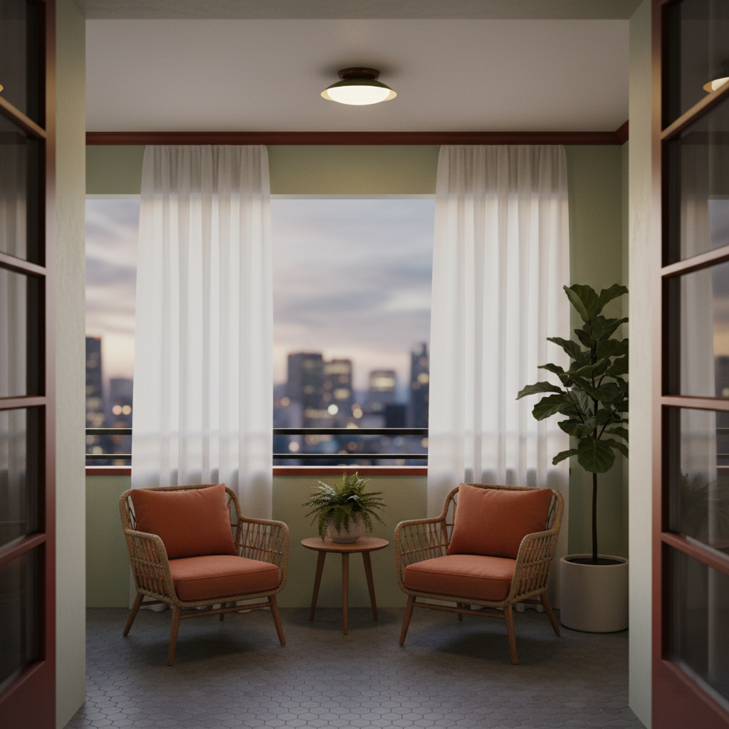 Olivea | Flush Mount LED Ceiling Light with Dome Shade, Dimmable Option for Small Spaces