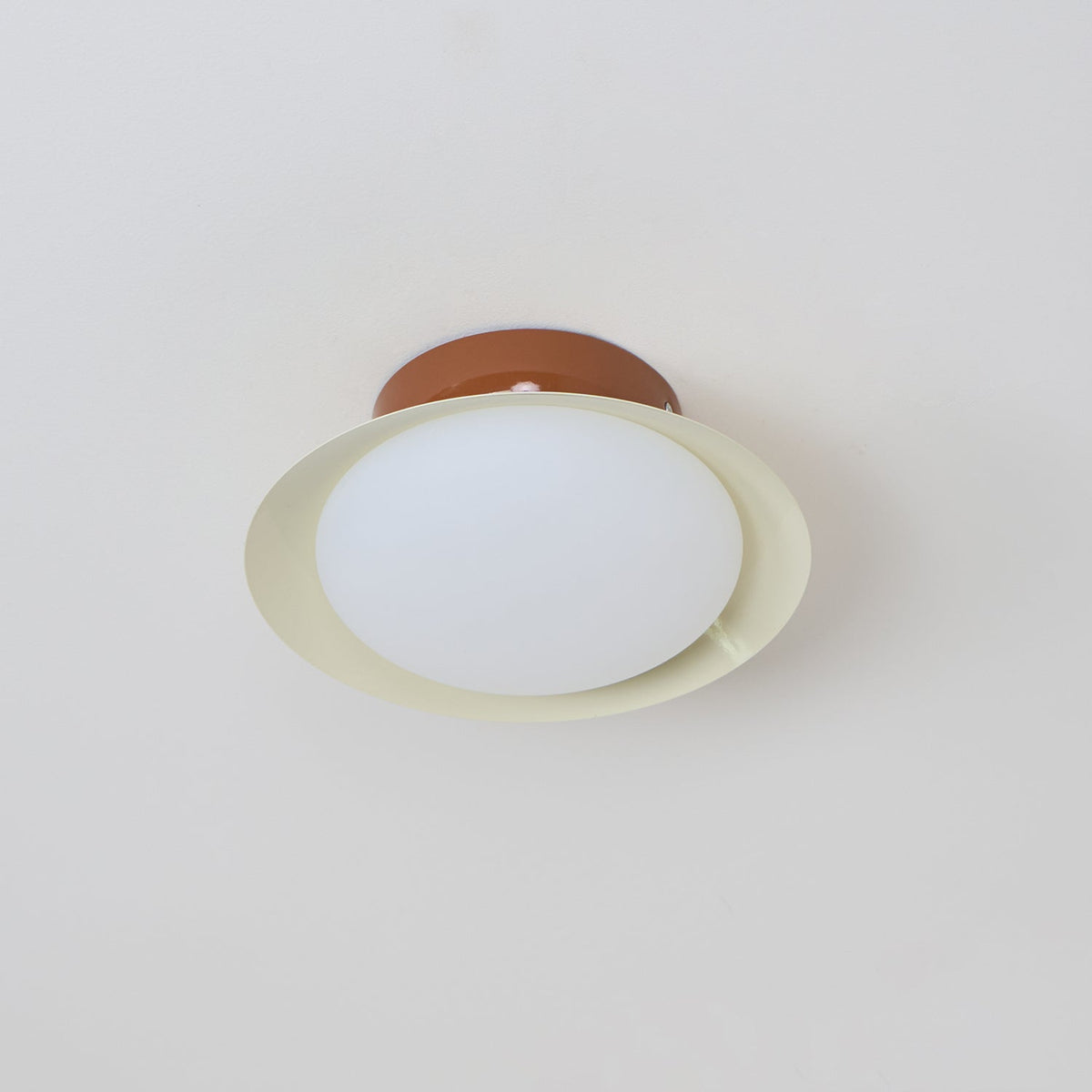 Olivea | Flush Mount LED Ceiling Light with Dome Shade, Dimmable Option for Small Spaces