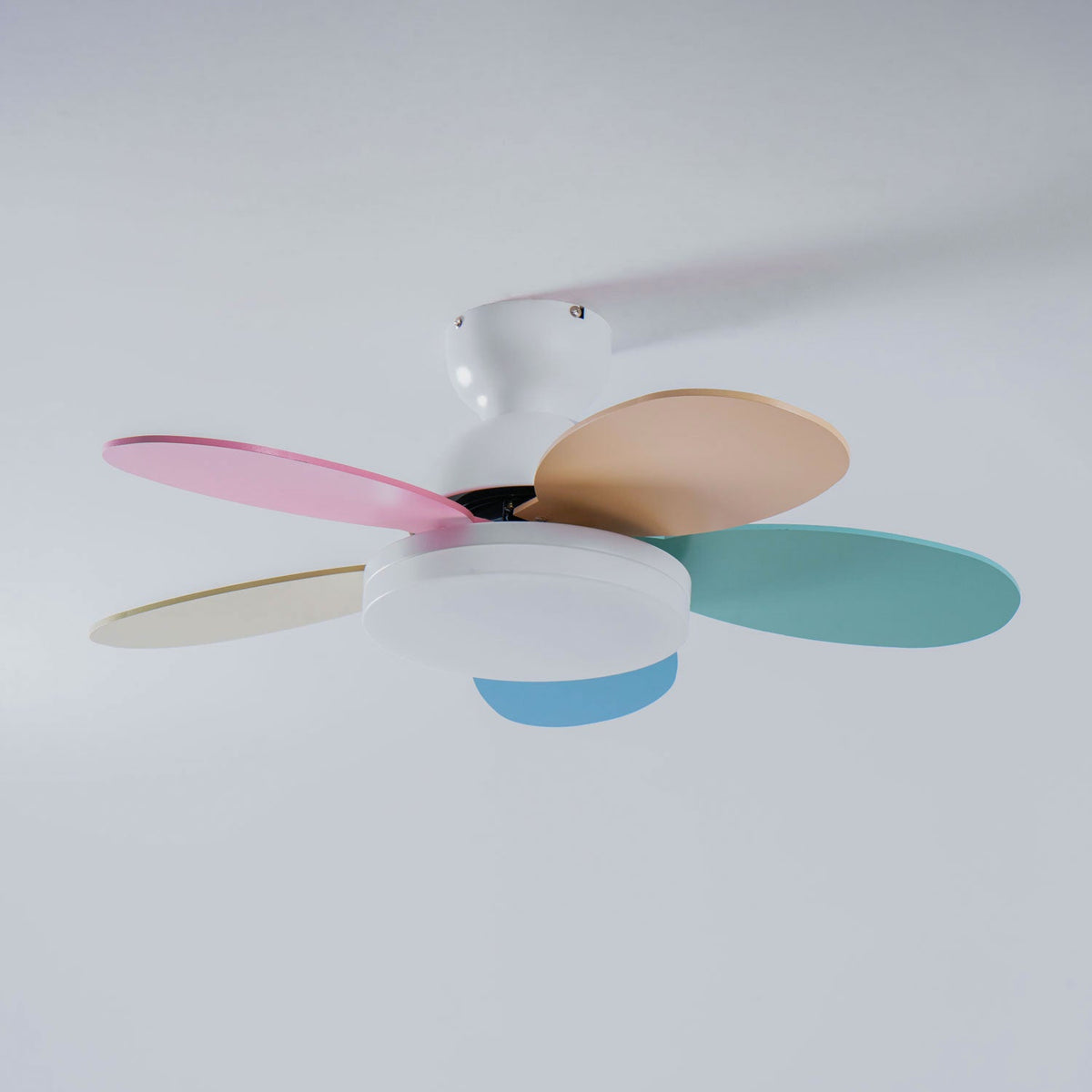 Petalux | Modern Ceiling Fan with LED Light and Remote | Quiet DC Motor for Living Rooms