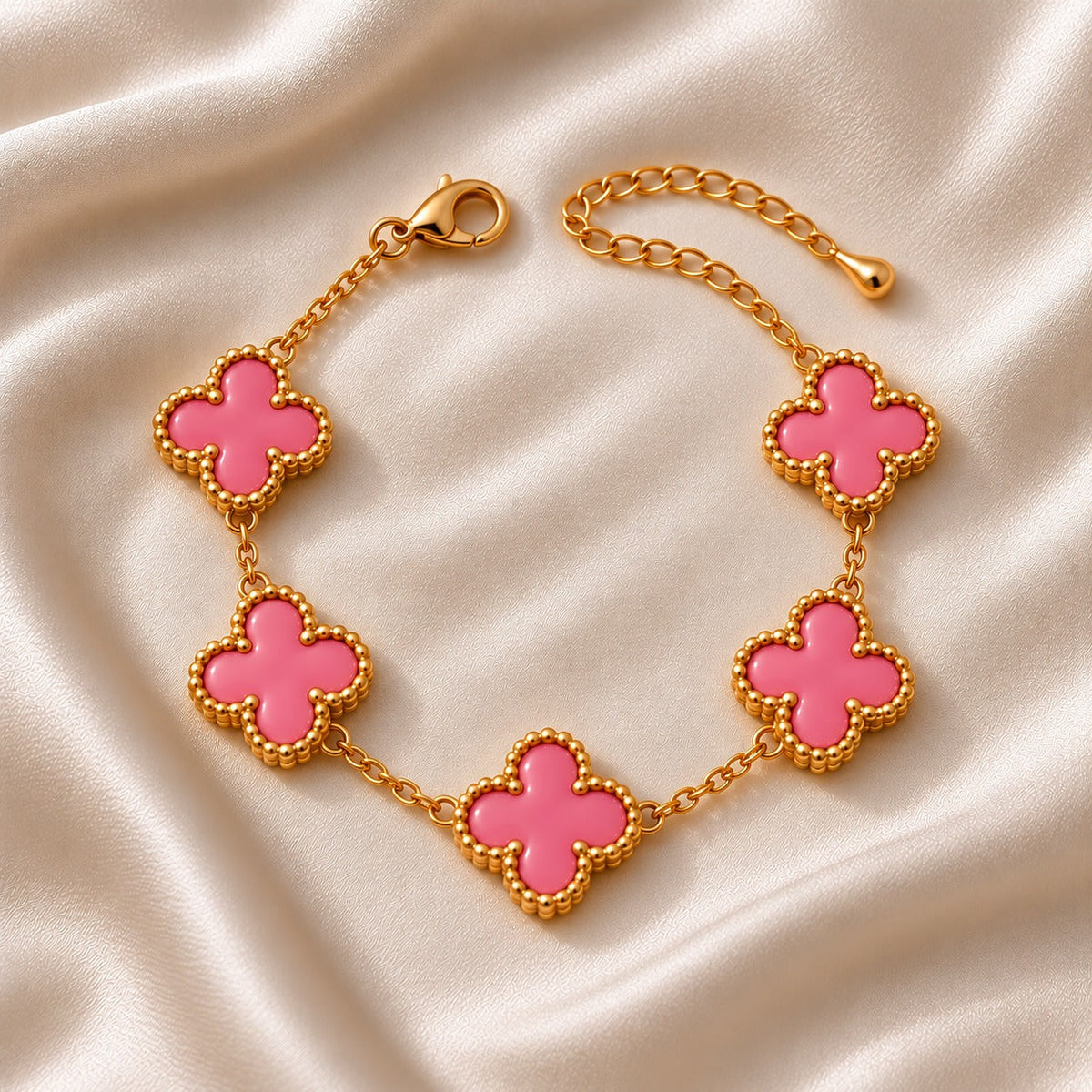 Bloom Line | 18K Gold-Plated Bracelet with Floral Design for Elegant Everyday Styling