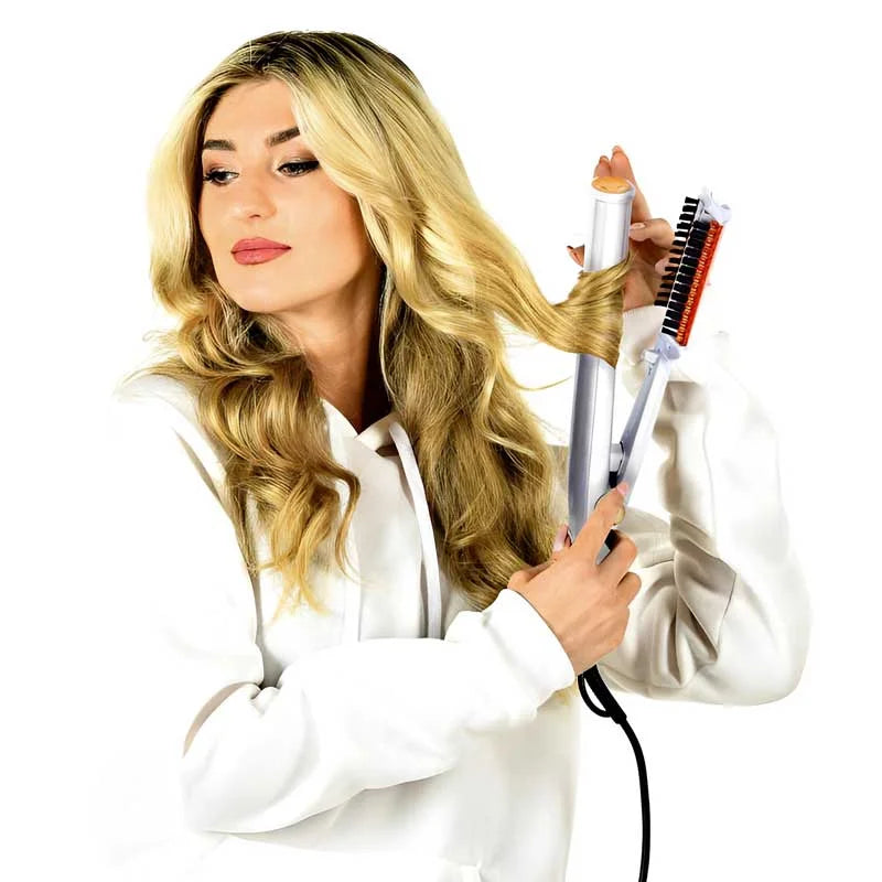 Rotating Hot Air Brush 2 in 1 Hair Dryer Brush and Styler