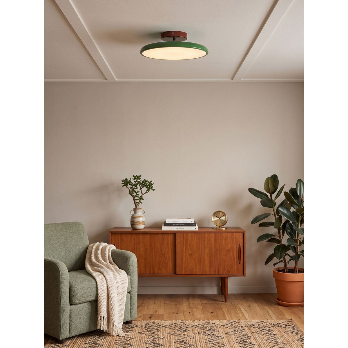 Auroradrift | Modern LED Ceiling Lamp with 270° Swivel Shade | Light for Sloped Ceilings