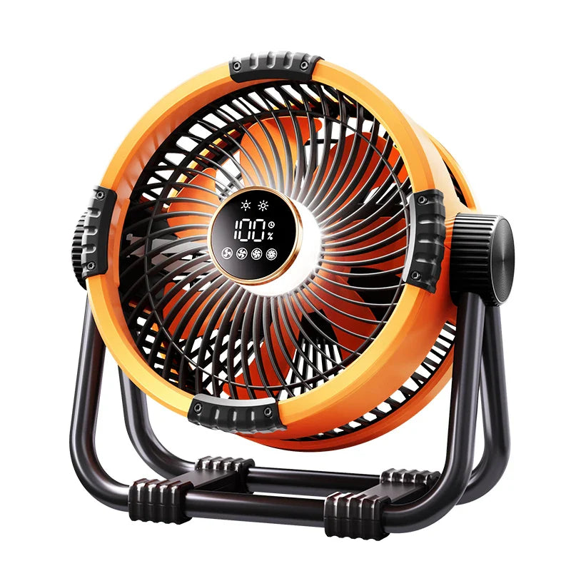 Rechargeable Camping Fan 20000mAh LED Light Power Bank with Remote