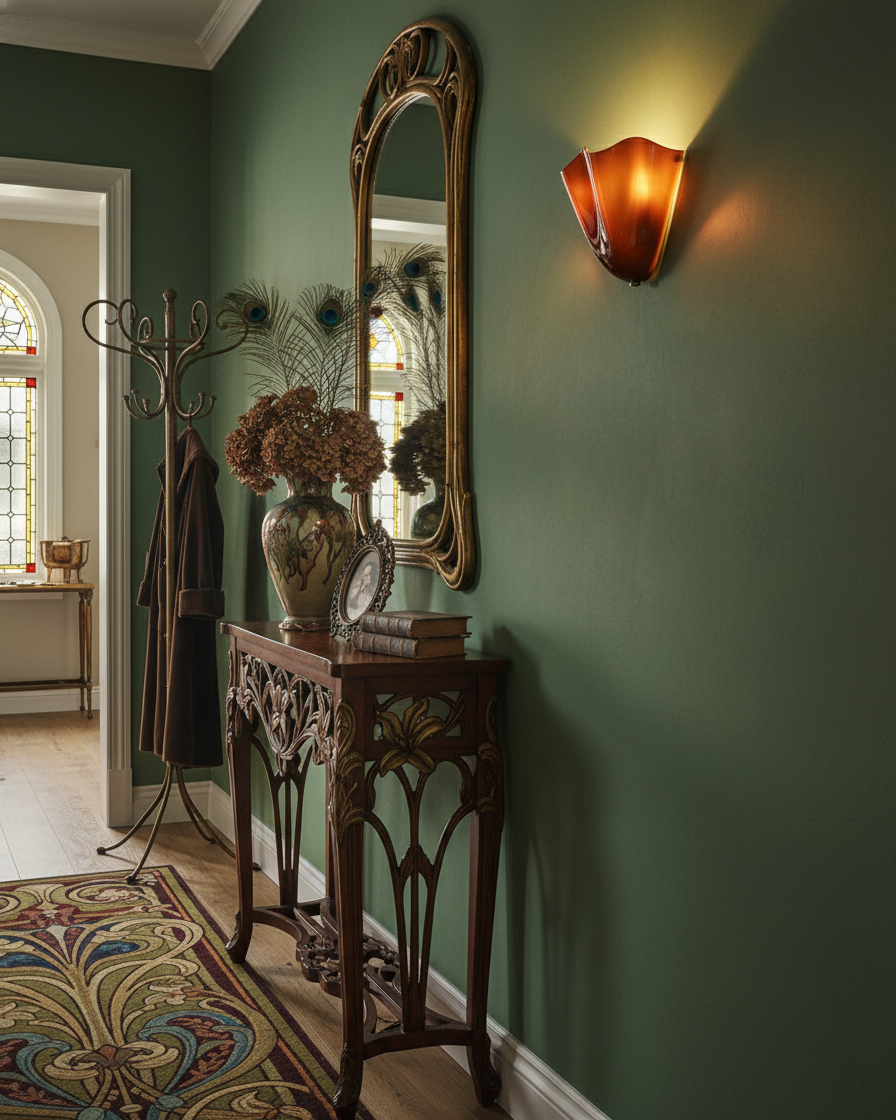 Petala | Hand Blown Glass Wall Sconce with Curved Shade, Dimmable Wall Lamp for Bedrooms