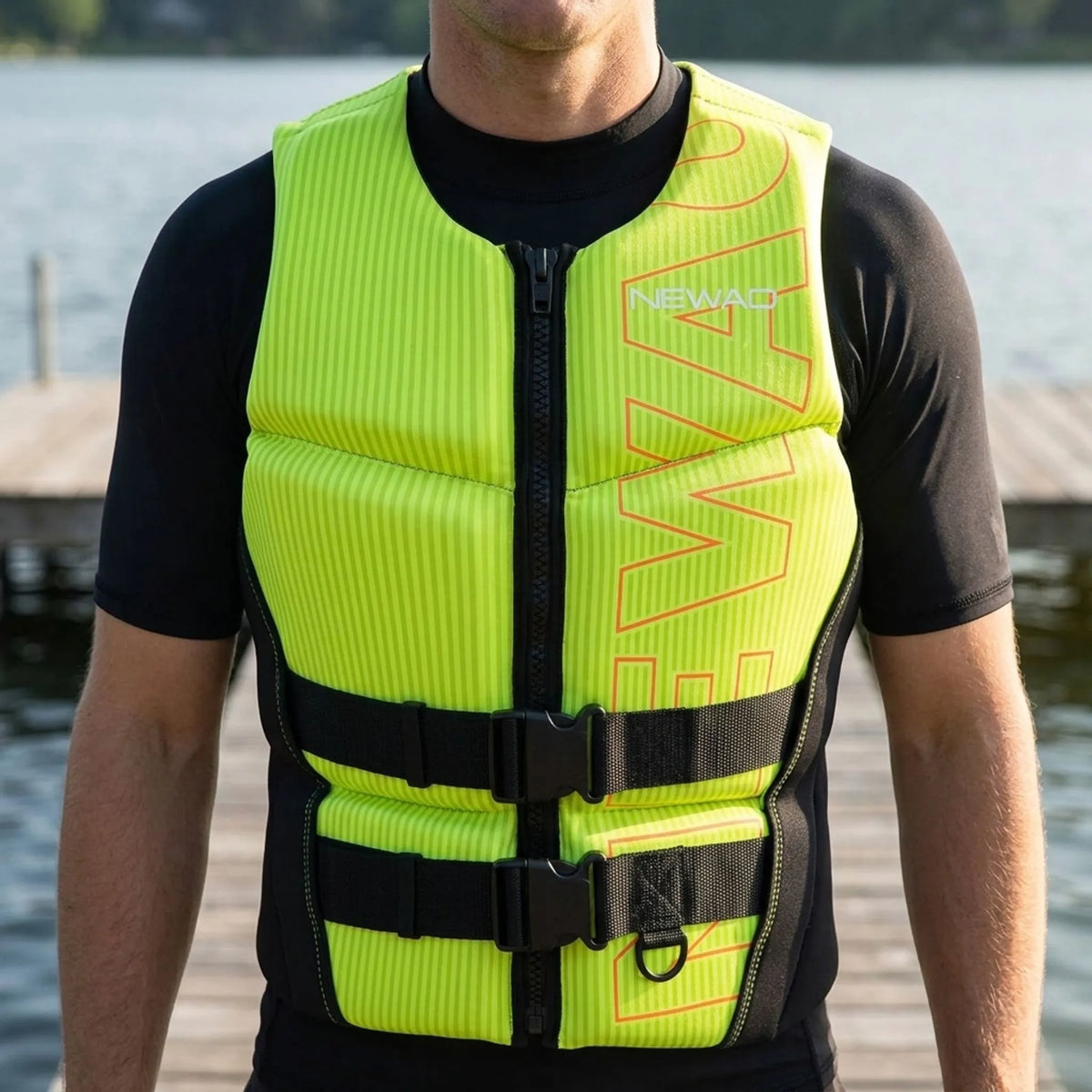 Zip-Front Buoyancy Aid Vest with Segmented Foam | Watersports Flotation Vest