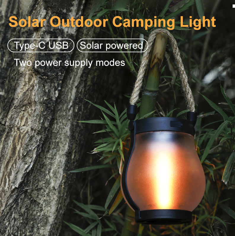 Solar Flame Effect Lantern with Automatic Dusk Activation | Outdoor Garden Light